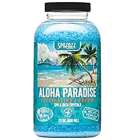 SZCH SPZ-303 Hawaii Aloha Paradise Destination Crystals Container, 22 oz. Aromatherapy, 1.3 Pound (Pack of 1), Blue