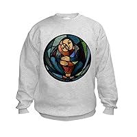 Kids Sweatshirt Stained Glass Mother and Child