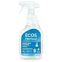 Earth Friendly Products ECOS Window Cleaner with Vinegar, 22-Ounce, (Pack of 3)