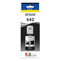 EPSON 542 EcoTank Ink Ultra-high Capacity Bottle Black (T542120-S) Works with EcoTank Pro ET-5150, ET-5170, ET-5180, ET-5800, ET-5850, ET-5880, ET-16600, ET-16650