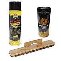 Sun-Glo 1 Can #2 Tournament Gold Wax, Sweep, Silicone Spray