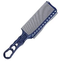 282 Flattop Comb Slim Type with Teeth, YS-S282T, Blue