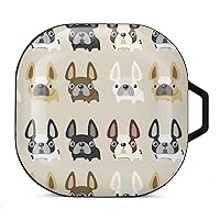 French Bulldog Pattern Printed Bluetooth Case Cover Hard PC Headset Protective Shell for Samsung Headset