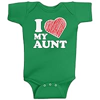 Threadrock Unisex Baby I Love My Aunt Bodysuit