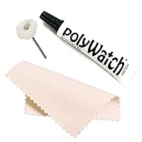 Plastic Watch Crystal Scratch Remover String Buff Soft Polisher and Polishing Cloth