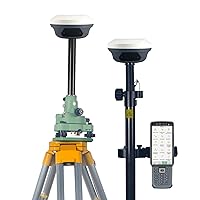 E1 GNSS IMU RTK GPS Surveying Equipment Rover and Base Handheld Collector and Survey Software, 1408 Channels, 1cm Accuracy, 15km Distance
