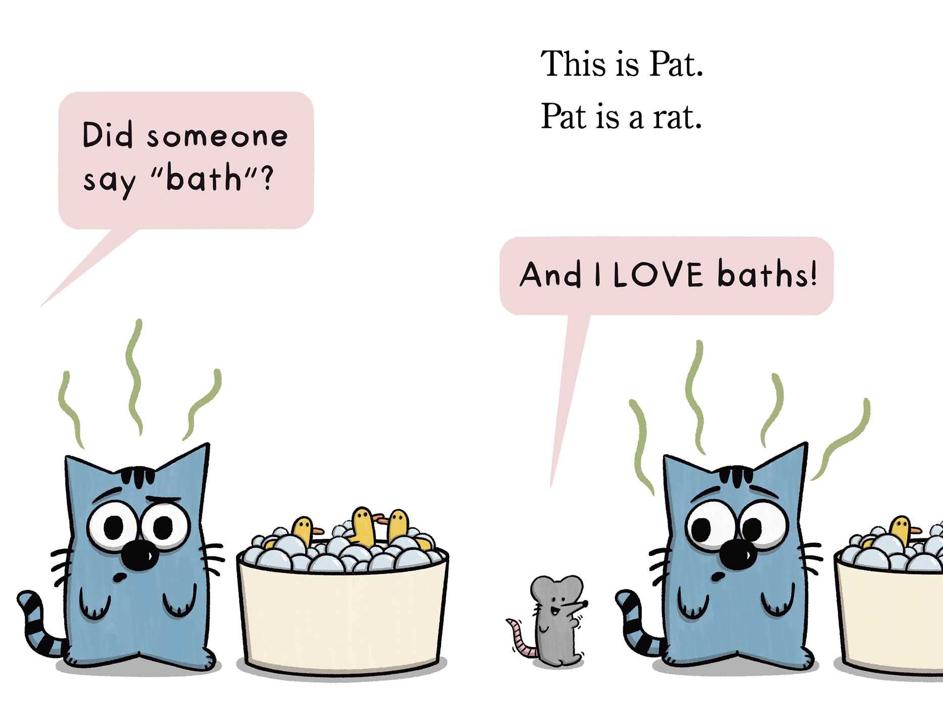 Nat the Cat Takes a Bath: Ready-to-Read Pre-Level 1