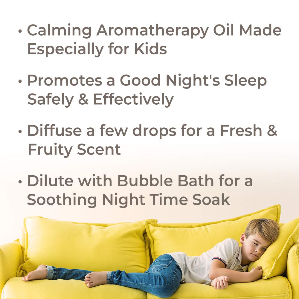 Plant Therapy KidSafe Nighty Night Essential Oil Blend for Sleep 10 mL (1/3 oz) Pre-Diluted Roll-On 100% Pure, Natural Aromatherapy, Therapeutic Grade