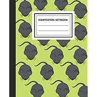 Mouse Composition Notebook: College Ruled Lined Page, Cute Mouse Pattern Notebook for Writing & Note Taking, Perfect Mouses Notebook, 7.5