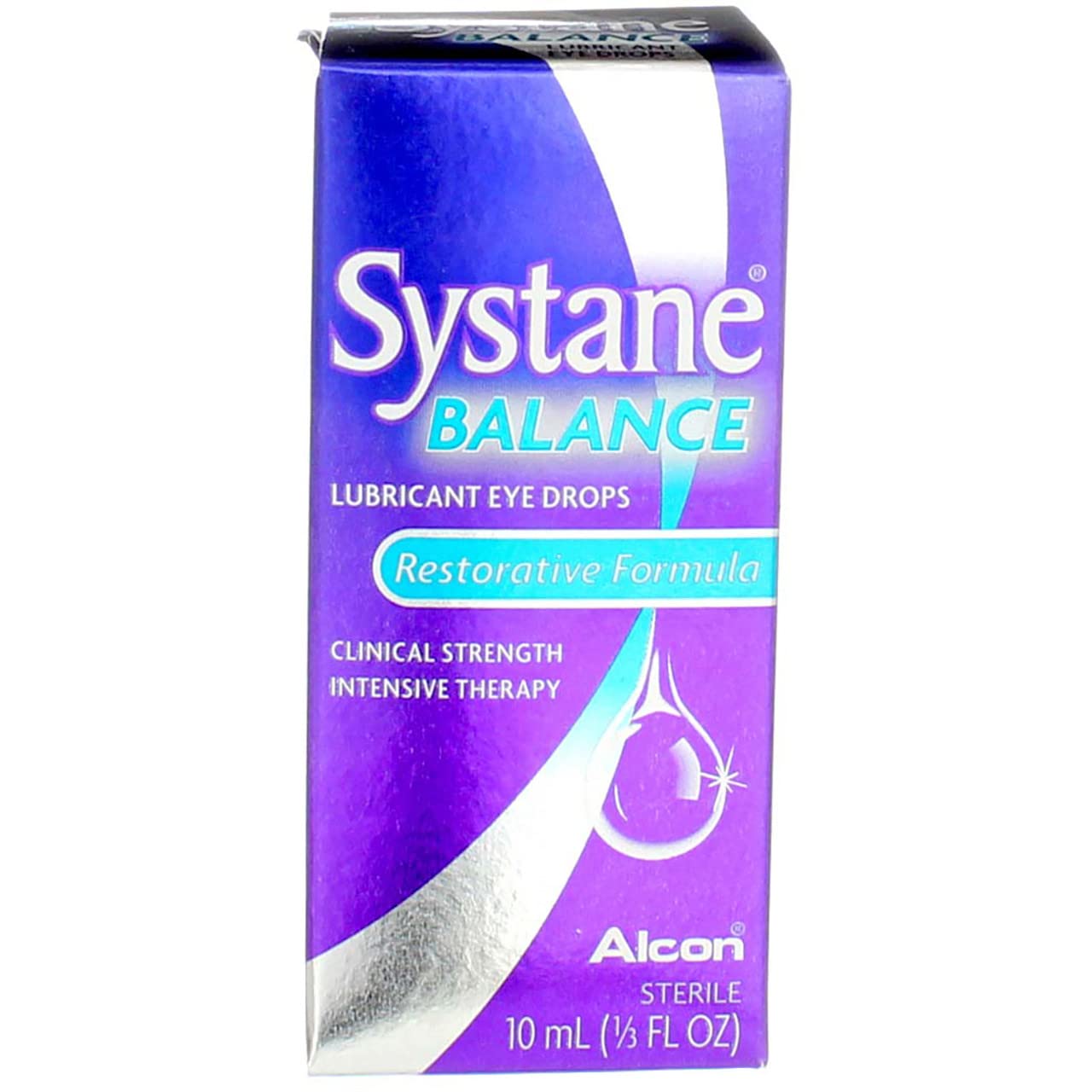 Systane Balance Lubricant Eye Drops, Restorative Formula, 0.33-Ounce (Pack of 24)