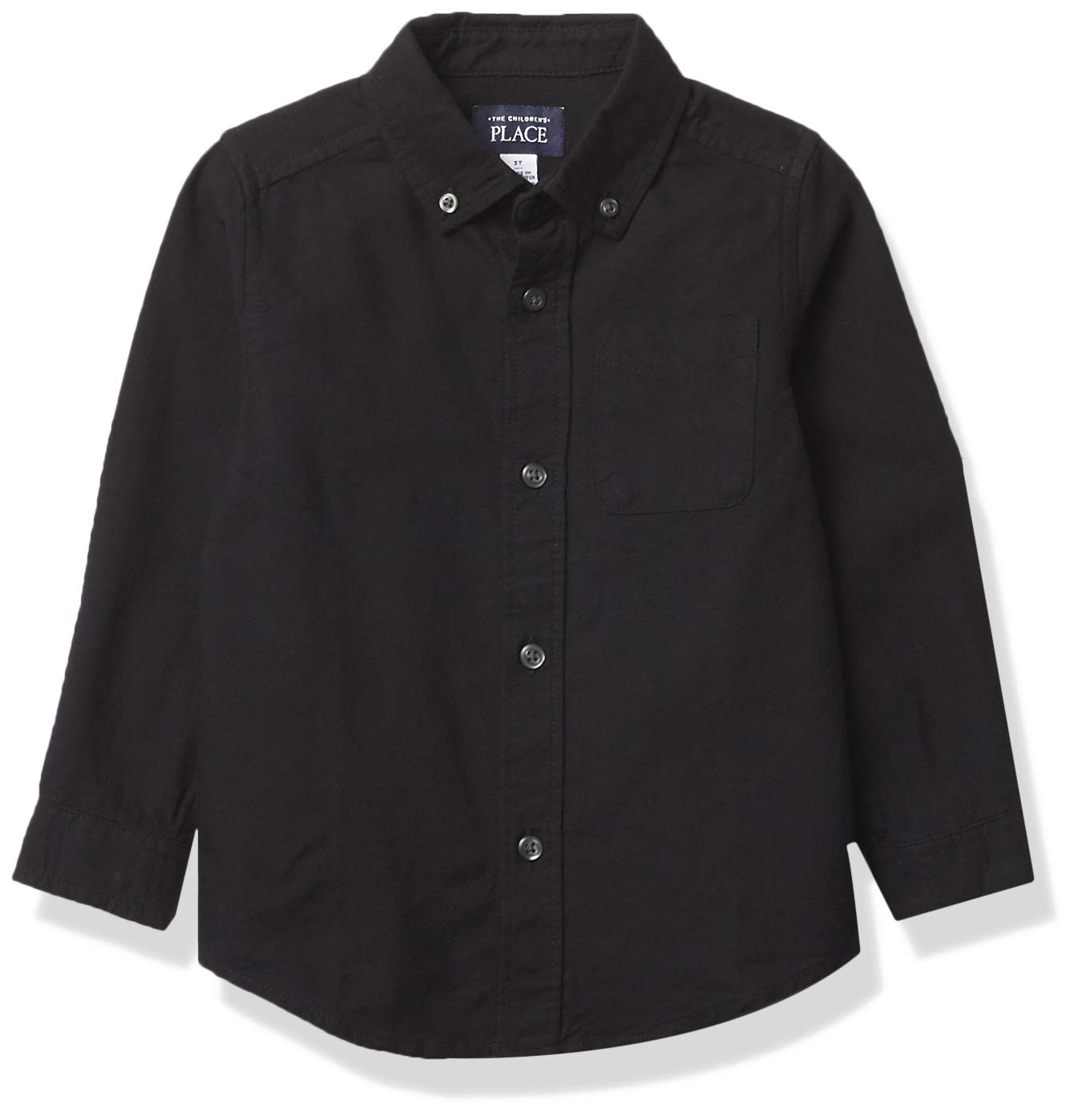The Children's Place Baby Boys' Single and Toddler Long Sleeve Oxford Button Down Shirt