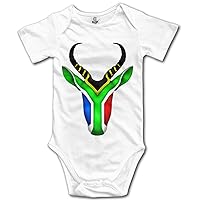 Baby Boys' Olympic Rio 2016 South African Springbok Romper Jumpsuit Bodysuit