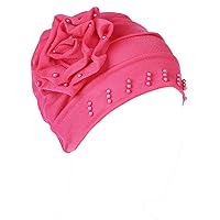 Women Flower Head Scarf Headwear Chemo Hair Loss Sleeping Cap Head Wrap