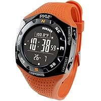 Pyle Multifunction Skiing Sports Training Watch - Smart Classic Fit Sport Digital Fitness Gear Wrist Tracker w/ Chronograph, Timer, Alarm, Altimeter, Barometer, For Men and Women PSKIW25O,2.4 ounces