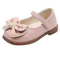 Girl Slipper Size 11 Girls Sandals Children Shoes Bow Hook Loop Princess Shoes Dance Shoes Wedges for Girls