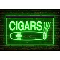 200001 Cigars Cuban Production Tobacco Shop Store Open Room Home Decor Display LED Light Neon Sign (12
