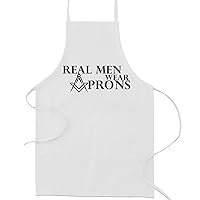 Real Men Wear Aprons Masonic Cooking Kitchen Apron
