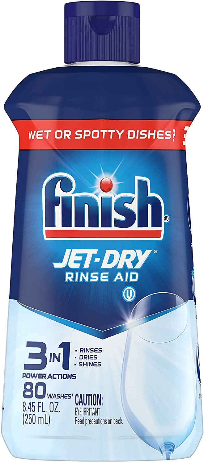 Finish Jet Dry Dishwasher Rinse Aid, 8.45 Ounce