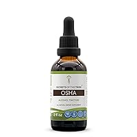 Secrets of the Tribe OSHA Tincture Alcohol Extract, High-Potency Herbal Drops, Tincture Made from Responsibly farmed OSHA Ligusticum porteri Respiratory System Health 2 oz