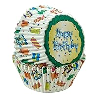 International 2520 Standard Cupcake Liners for Baking, Muffins, Candy, or Hot Chocolate Bombs, Birthday, Pack Of 50