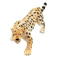 ERINGOGO 1pc Animal Model Toy Models Leopard Table Sculpture Leopard Decor Wildlife Figurine Animal Figurine Wildlife Leopard Model Realistic Leopard Model Child Plastic Variety Accessories