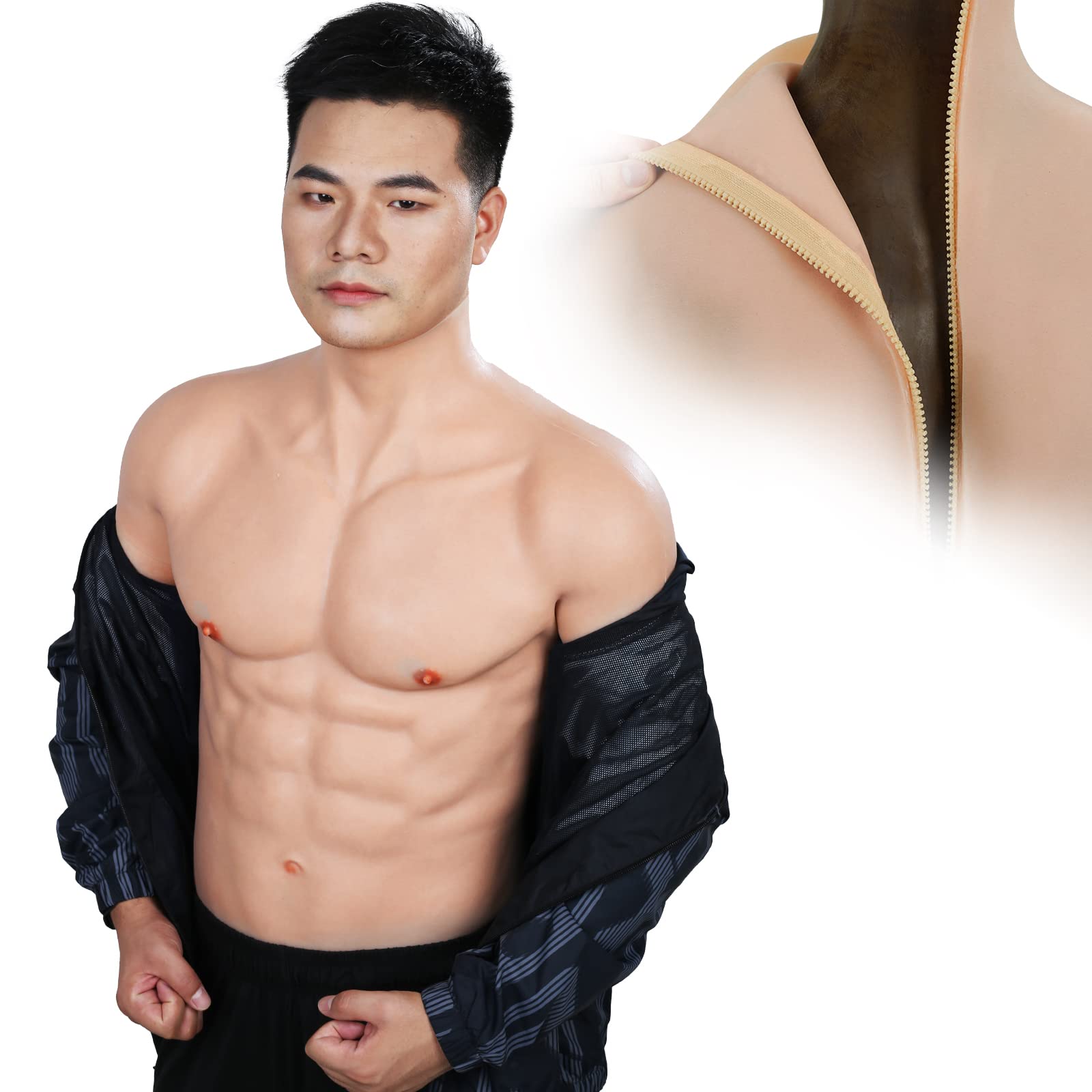 Mua Kumiho Muscle Suit With Zipper Muscles Cosplay Macho Twink Muscles Masculine Clothing 4224