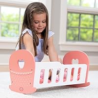 Fat Brain Toys Doll's World Cradle - Emery's World - Pretend & Play Cradle Dolls & Dollhouses for Ages 3 to 5