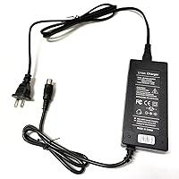 [Verified Fit] 36V Battery Charger RCA Plug(Pls Check!) for NAKTO 36V Electric Bike(NOT for Ranger/Skylark/48V!!) Fit Camel Fashion Elegance Pony Mini Cruiser eBike and Glion Dolly Electric Scooter