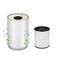 [2 Pack KJ80 Air Purifier + 2 Pack HEPA Air Filter Combo Purchase], Druiap Air Purifiers for Home Bedroom with H13 HEPA Air Filter, for Office,Babyroom,Living Room,Kitchen,Apartment,Dorm,Ozone Free