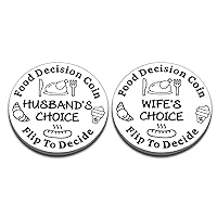 Valentines Day Gift Boyfriend Girlfriend Wife Husband Date Night Idea Decision Coin Women Men Stocking Stuffer