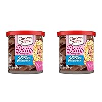 Duncan Hines Dolly Parton's Favorite Chocolate Buttercream Flavored Cake Frosting, 16 oz. (Pack of 2)