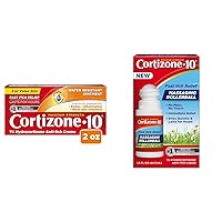 Cortizone 10 Maximum Strength Anti-Itch Ointment & Liquid with 1% Hydrocortisone, 2 oz. & 1.5 oz.