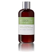 Argan+Vitamin E Dog Shampoo, Groom Like a Professional, Enhanced Cleaning Power, Reccommended pH Balance, Made in USA, 16 oz