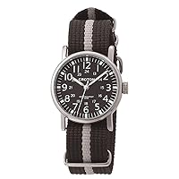 Croton Men's Watch, Black, ケースサイズ: 40.0×34.0mm、ケース厚: 9.5mm, Watch 3 Hand
