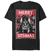 STAR WARS Men's Christmas Sithmas Darth Vader T-Shirt