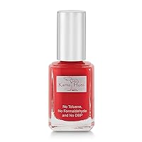 Nail Polish - Quick Dry Nail Lacquer, Non-Toxic, Vegan, and Cruelty-Free Nail Paint Art for Adults & Kids - No Toluene, No Formaldehyde, No DBP, and Free of TPHP (GERANIUM, 0.43 fl oz.)