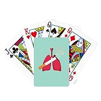 Logo Cigarette Damage The Lung Poker Playing Card Tabletop Board Game