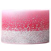 Glitter Fabric Grosgrain Ribbon 1.5