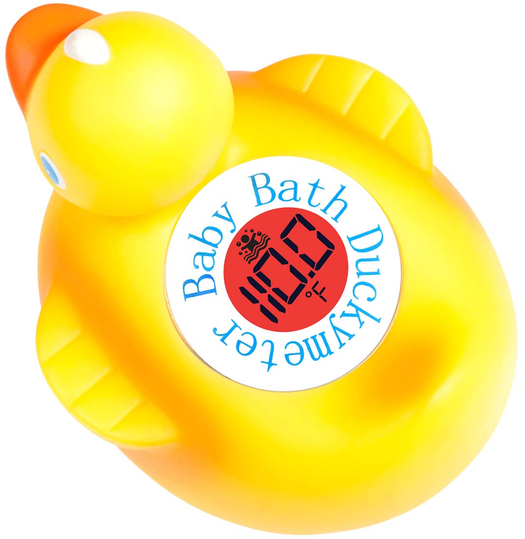 Duckymeter, the Baby Bath Floating Duck Toy and Bath Tub Thermometer