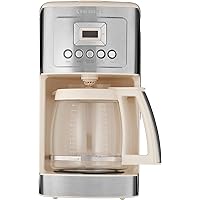 Cuisinart Programmable Thermal Coffee Maker, 14-Cup Glass Carafe, Fully Automatic for Brew Strength Control & 1-4 Cup Setting, DCC-3200CRMP1, Cream
