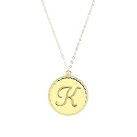 Moon And Lola-Dalton Charm (On Apex Chain) Necklace Gold-K Shape