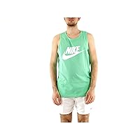 Nike Sportswear Men's Icon Futura Tank Top (Small, Spring Green)