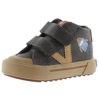 Victoria Boys Tribu Faux Leather Straps And Space Print Sneakers, Antracita,13.5 M US