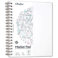 Ohuhu Double Sided Marker Pads Art Sketchbook Bleedproof - 7.6