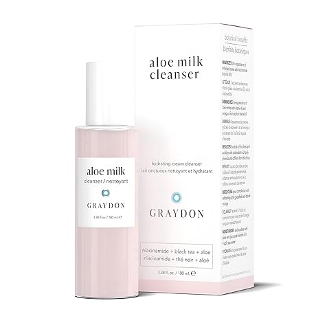 Graydon Aloe Milk Cleanser - Gentle Cleanser for Face I Soothes, Moisturizes, Nourishes, & Brightens Skin I 100ml