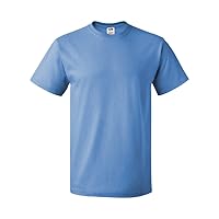 Fruit of the Loom Mens 5 oz. 100% Heavy Cotton HD T-Shirt(3931)-Columbia BLUE-M-3PK