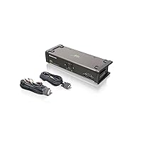 IOGEAR 2-Port DVI KVMP Switch w/Full Set of Cables, (GCS1102 TAA Compliant), Black
