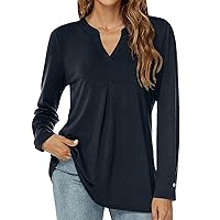 XJYIOEWT Plus Size Long Sleeve Tops for Women Womens Long Sleeve Fashion T Shirt Tops Loose Knitting Sweater Blouse Tec