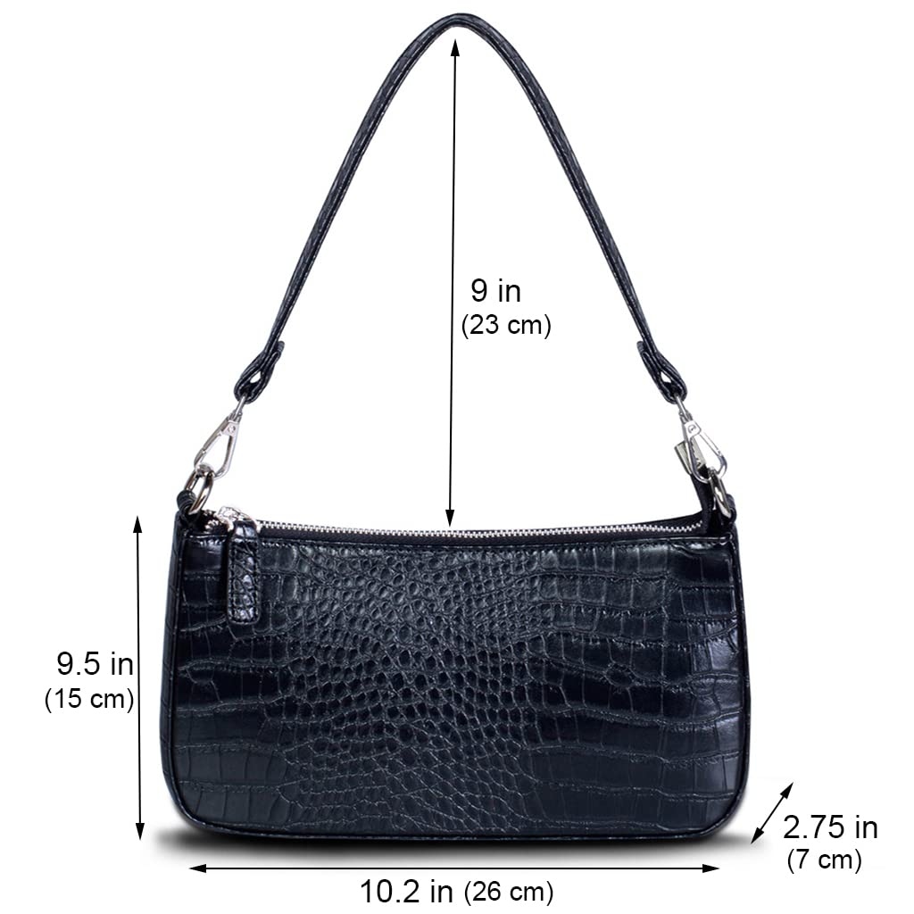 NIUEIMEE Zhou Small Shoulder Bag with 2 Removable Straps Cross Body Clutch Purse Handbag for Women
