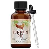 Good Essential – Professional Pumpkin Pie Fragrance Oil 30ml for Diffuser, Candles, Soaps, Lotions, Perfume 1 fl oz